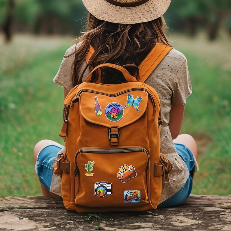 Solasocool Embroidered Iron on Patches Applique 25pcs Vintage Sew on Patch for Clothes Hats Backpacks Fabric Cute Embroidery Patches for Clothing Jeans Jackets DIY Accessories - Image 2